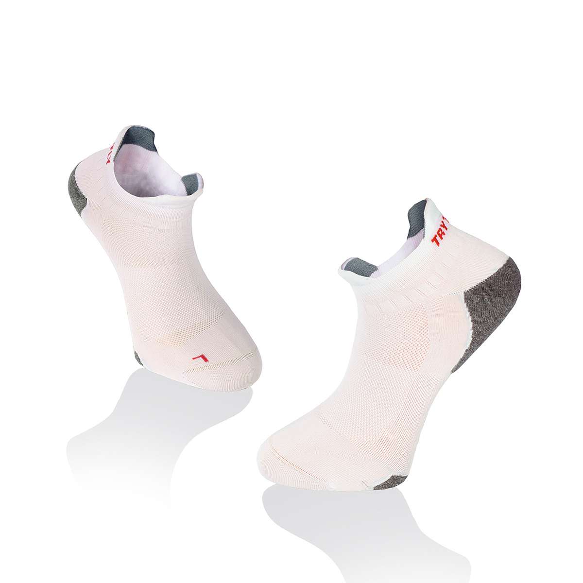 Īpaši plānas skriešanas zeķes ar Tactel pārklājumu - baltas